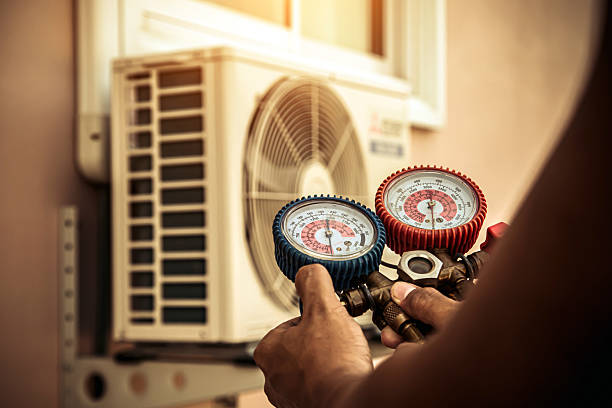 Professional Hvac technician working in Granville, WV